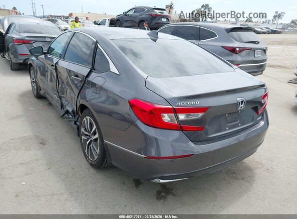 1HGCV3F50NA008914 2022 HONDA ACCORD Gray Trasero izquierdo