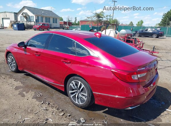 1HGCV3F52NA008252 2022 HONDA ACCORD Burgundy Trasero izquierdo