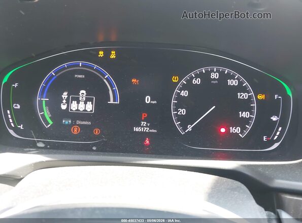 1HGCV3F53MA007674 2021 HONDA ACCORD HYBRID White 