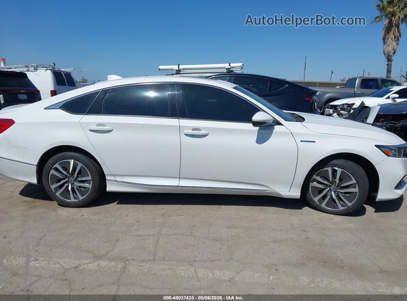 1HGCV3F53MA007674 2021 HONDA ACCORD HYBRID White 