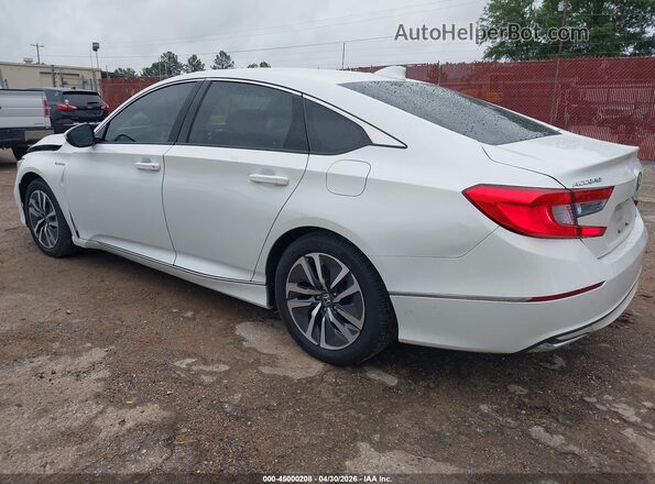1HGCV3F55JA015447 2018 HONDA ACCORD HYBRID White 