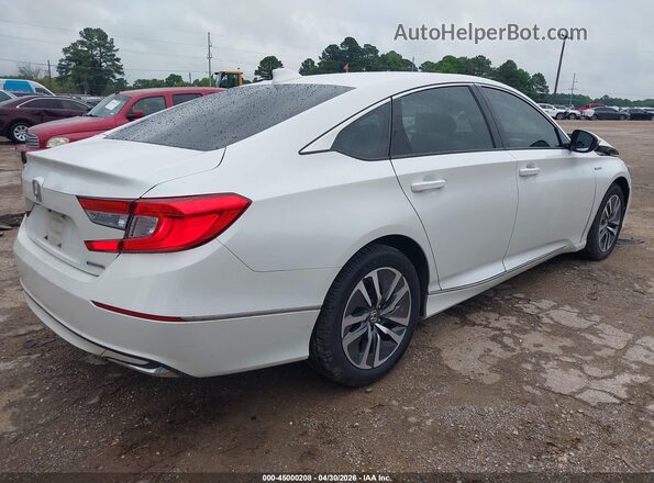 1HGCV3F55JA015447 2018 HONDA ACCORD HYBRID White 