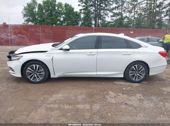 1HGCV3F55JA015447 2018 HONDA ACCORD HYBRID White 