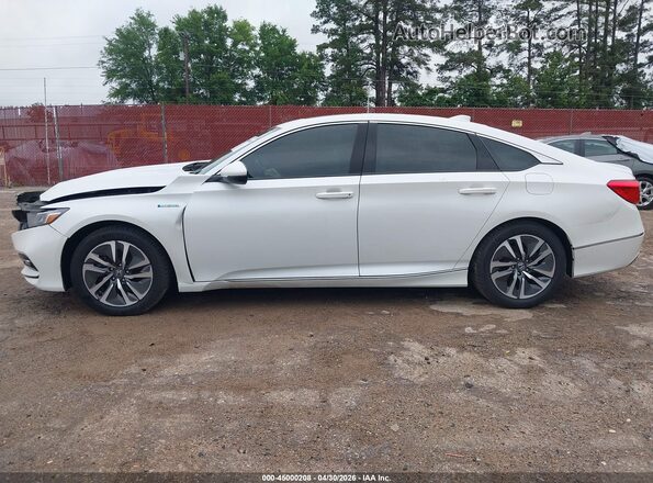 1HGCV3F55JA015447 2018 HONDA ACCORD HYBRID White 