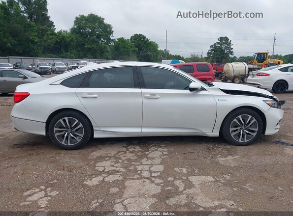 1HGCV3F55JA015447 2018 HONDA ACCORD HYBRID White 