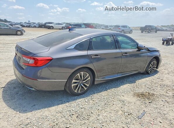 1HGCV3F56KA004376 2019 HONDA ACCORD Gray Հետևի աջ
