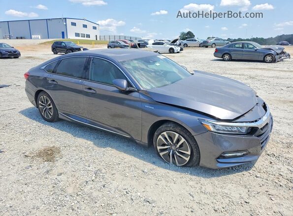 1HGCV3F56KA004376 2019 HONDA ACCORD Gray Առջևի աջ