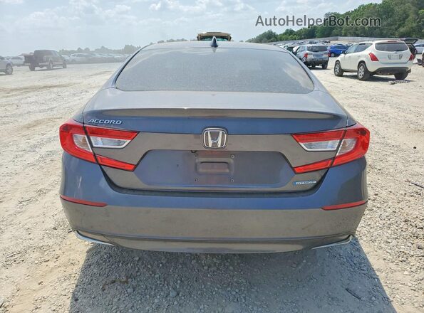 1HGCV3F56KA004376 2019 HONDA ACCORD Gray Հետևի տեսք
