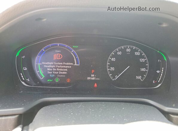 1HGCV3F56KA004376 2019 HONDA ACCORD Gray Սարքավորումների վահանակի տեսք