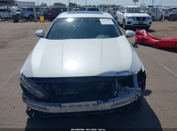 1HGCV3F56LA012771 2020 HONDA ACCORD HYBRID White 