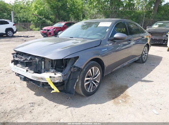 1HGCV3F57KA001289 2019 HONDA ACCORD HYBRID Черный Вид спереди