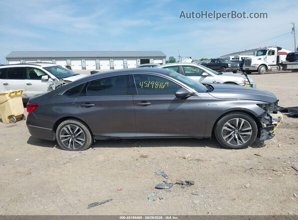 1HGCV3F57KA001289 2019 HONDA ACCORD HYBRID Черный Панорамный вид салона 360°
