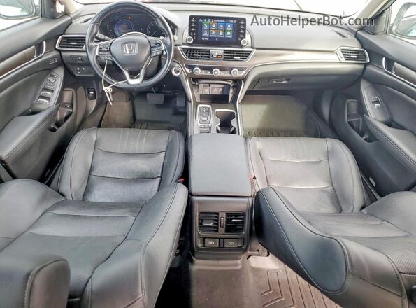 1HGCV3F57MA001571 2021 HONDA ACCORD Серебряный Вид панели приборов
