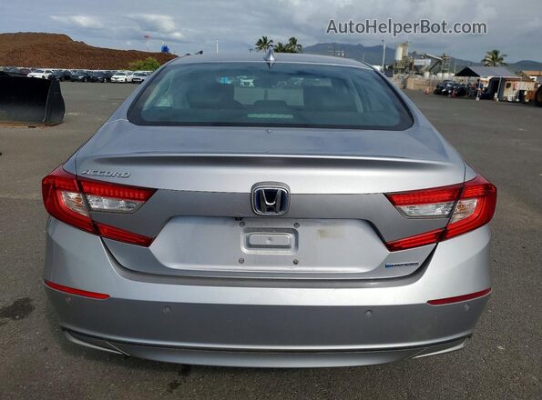 1HGCV3F57MA001571 2021 HONDA ACCORD Серебряный Вид сзади