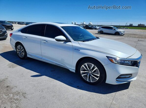 1HGCV3F59KA009829 2019 HONDA ACCORD White Передня права чверть
