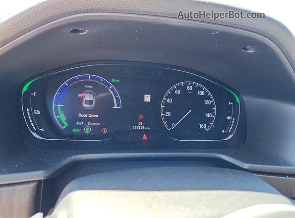 1HGCV3F59KA009829 2019 HONDA ACCORD White Вид щитка приладів
