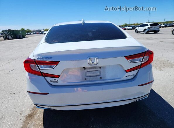 1HGCV3F59KA009829 2019 HONDA ACCORD White Вид ззаду