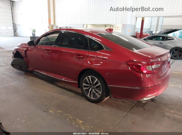 1HGCV3F59MA022275 2021 HONDA ACCORD Красный Задняя левая четверть