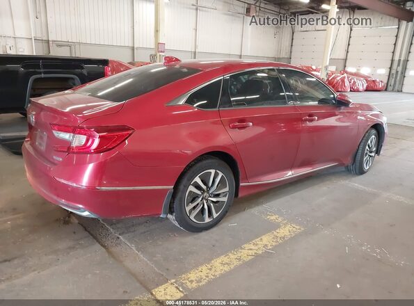 1HGCV3F59MA022275 2021 HONDA ACCORD Красный Задняя правая четверть