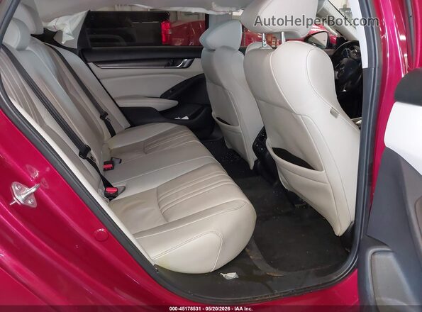 1HGCV3F59MA022275 2021 HONDA ACCORD Красный Вид наклейки с VIN-кодом