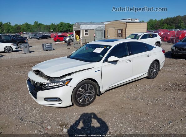 1HGCV3F91JA016937 2018 HONDA ACCORD White Przód lewy