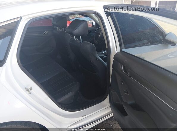 1HGCV3F91KA021783 2019 HONDA ACCORD White Вид наклейки з VIN-кодом