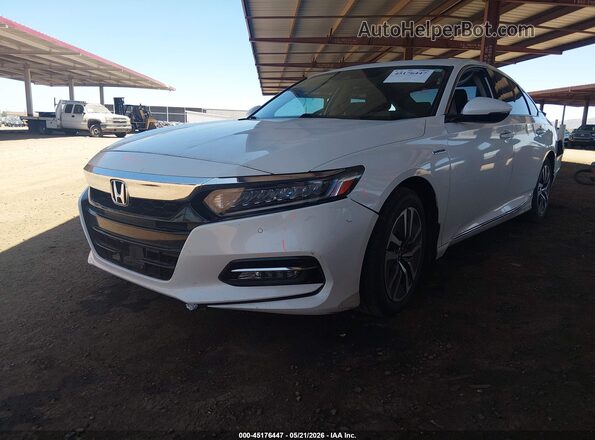 1HGCV3F91KA021783 2019 HONDA ACCORD White Передня ліва чверть