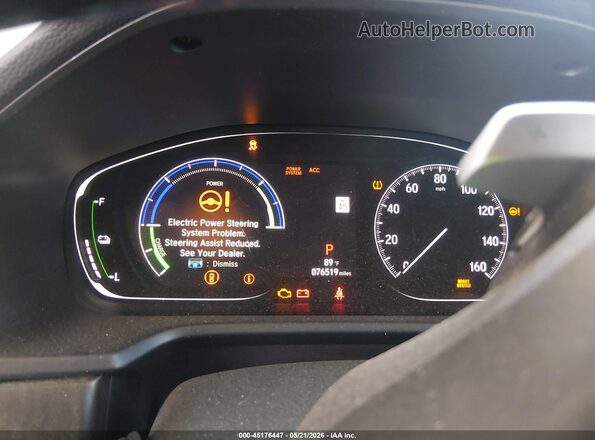1HGCV3F91KA021783 2019 HONDA ACCORD White Вид задніх сидінь
