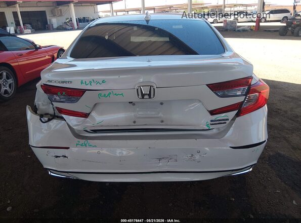 1HGCV3F91KA021783 2019 HONDA ACCORD White Вид спереду