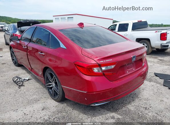 1HGCV3F91MA008924 2021 HONDA ACCORD Red Հետևի ձախ