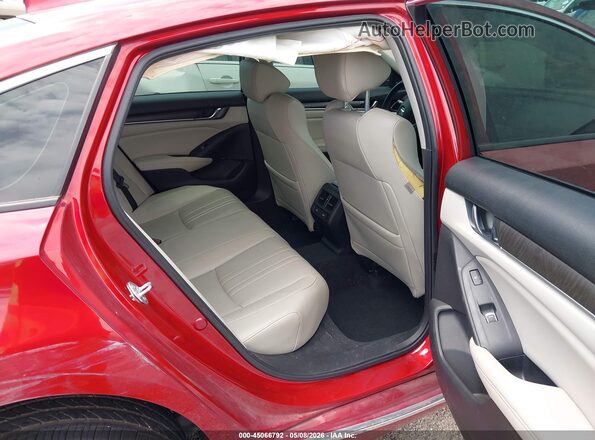 1HGCV3F91MA008924 2021 HONDA ACCORD Red VIN կոդի պիտակի տեսք