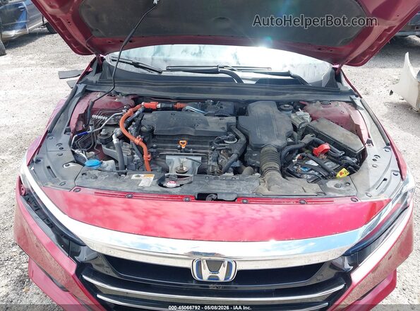 1HGCV3F91MA008924 2021 HONDA ACCORD Red Հետևի տեսք