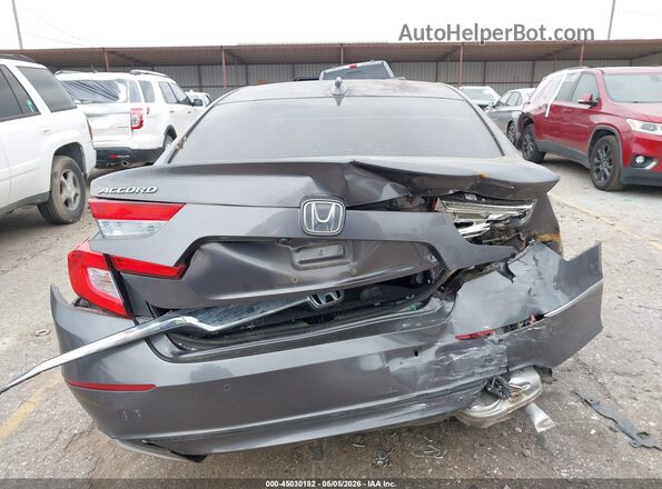 1HGCV3F94JA012428 2018 HONDA ACCORD HYBRID Gray 