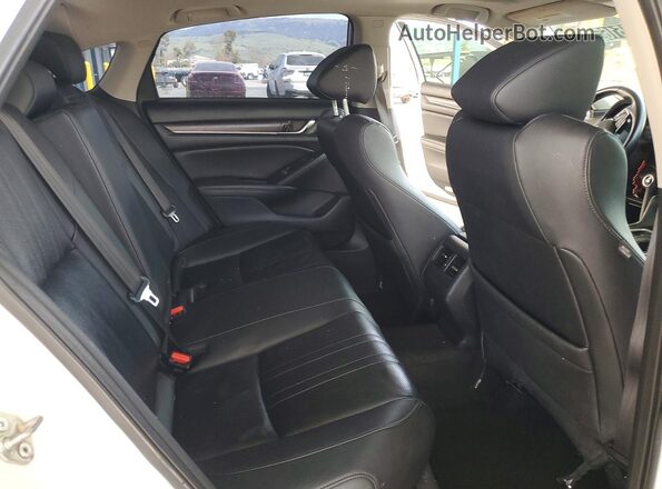 1HGCV3F94LA007457 2020 HONDA ACCORD White უკანა სავარძლების ხედი