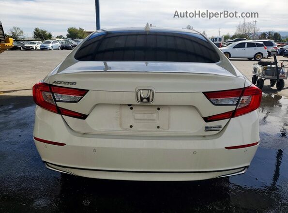 1HGCV3F94LA007457 2020 HONDA ACCORD White უკანა ხედი