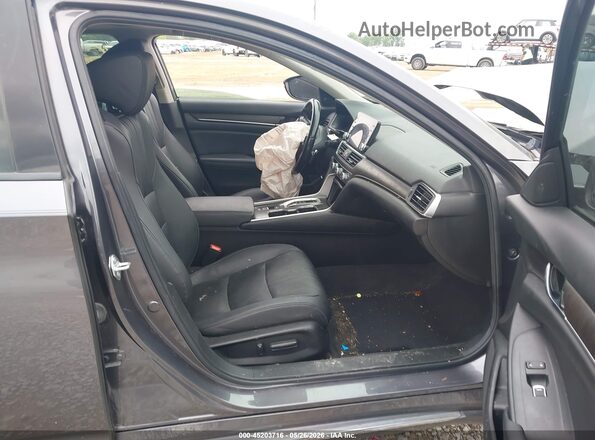 1HGCV3F95MA004472 2021 HONDA ACCORD Gray Սալոնի դիմացի տեսք