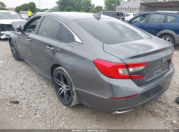 1HGCV3F95MA004472 2021 HONDA ACCORD Gray Հետևի ձախ