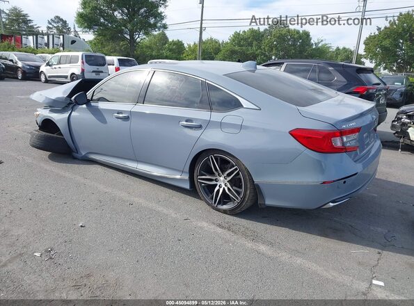 1HGCV3F96NA006779 2022 HONDA ACCORD Gray Rear left