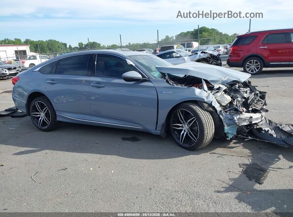 1HGCV3F96NA006779 2022 HONDA ACCORD Gray Rear interior view