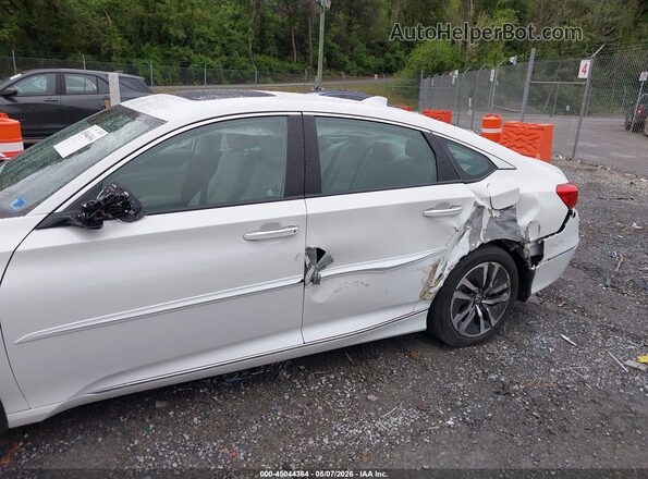 1HGCV3F97KA002719 2019 HONDA ACCORD HYBRID White Вид спереду