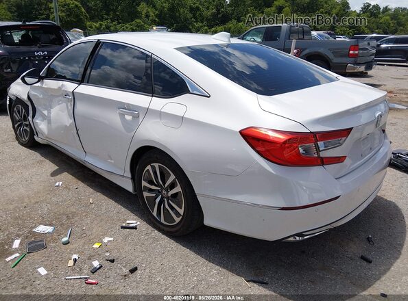 1HGCV3F97KA011467 2019 HONDA ACCORD White Rear left
