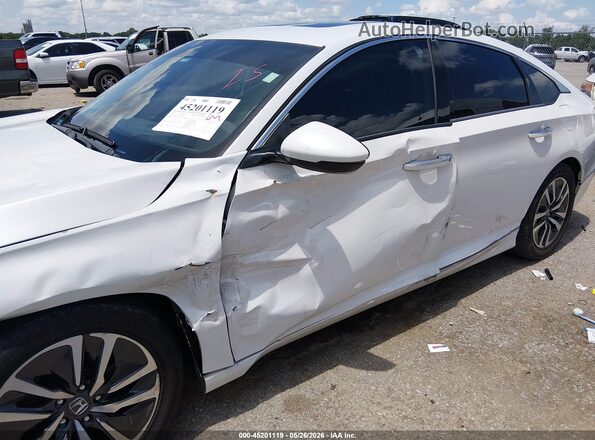 1HGCV3F97KA011467 2019 HONDA ACCORD White Front view