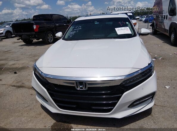 1HGCV3F97KA011467 2019 HONDA ACCORD White Rear interior view