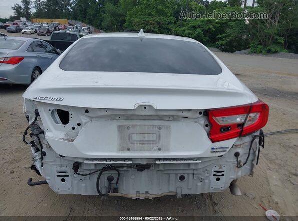 1HGCV3F97NA036745 2022 HONDA ACCORD HYBRID White წინა ხედი