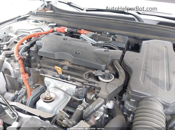 1HGCV3F97NA036745 2022 HONDA ACCORD HYBRID White უკანა ხედი