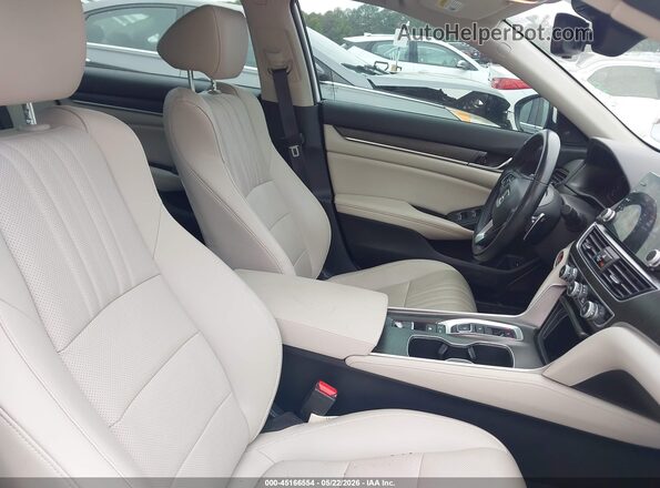 1HGCV3F97NA036745 2022 HONDA ACCORD HYBRID White წინა სალონის ხედი
