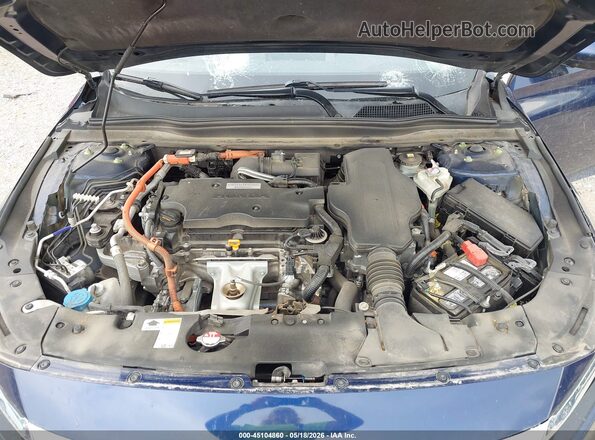 1HGCV3F98KA010795 2019 HONDA ACCORD Dark Blue Vista trasera