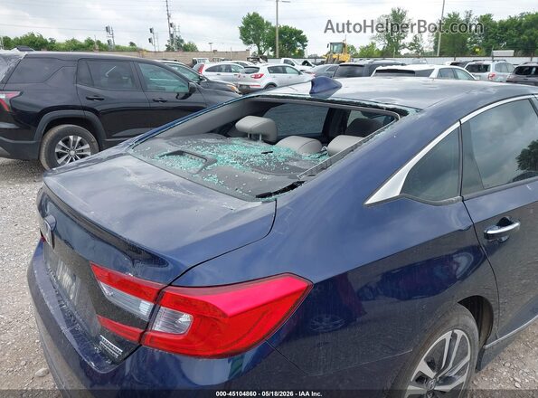 1HGCV3F98KA010795 2019 HONDA ACCORD Dark Blue Vista frontal