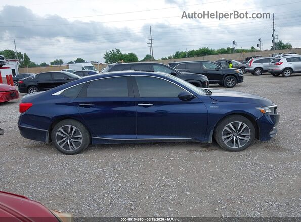 1HGCV3F98KA010795 2019 HONDA ACCORD Dark Blue Vista interior trasera