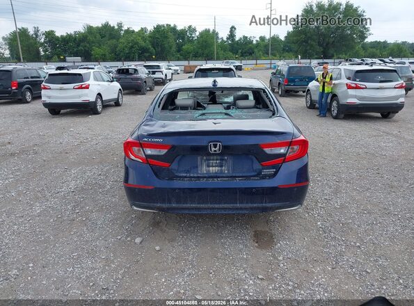 1HGCV3F98KA010795 2019 HONDA ACCORD Dark Blue 